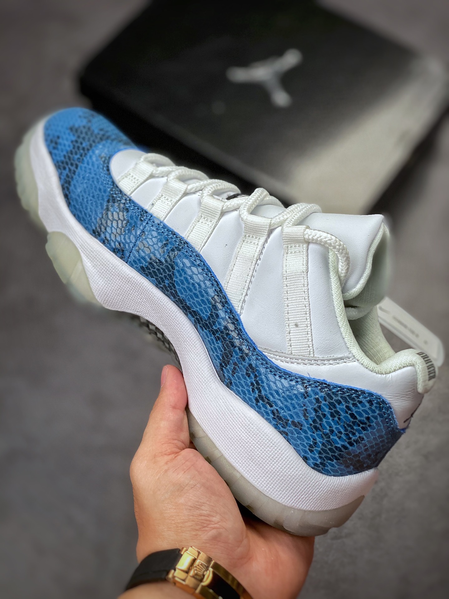 250 Air Jordan 11 Low ”Navy Snakeskin” 复刻蓝蛇 CD6846-102