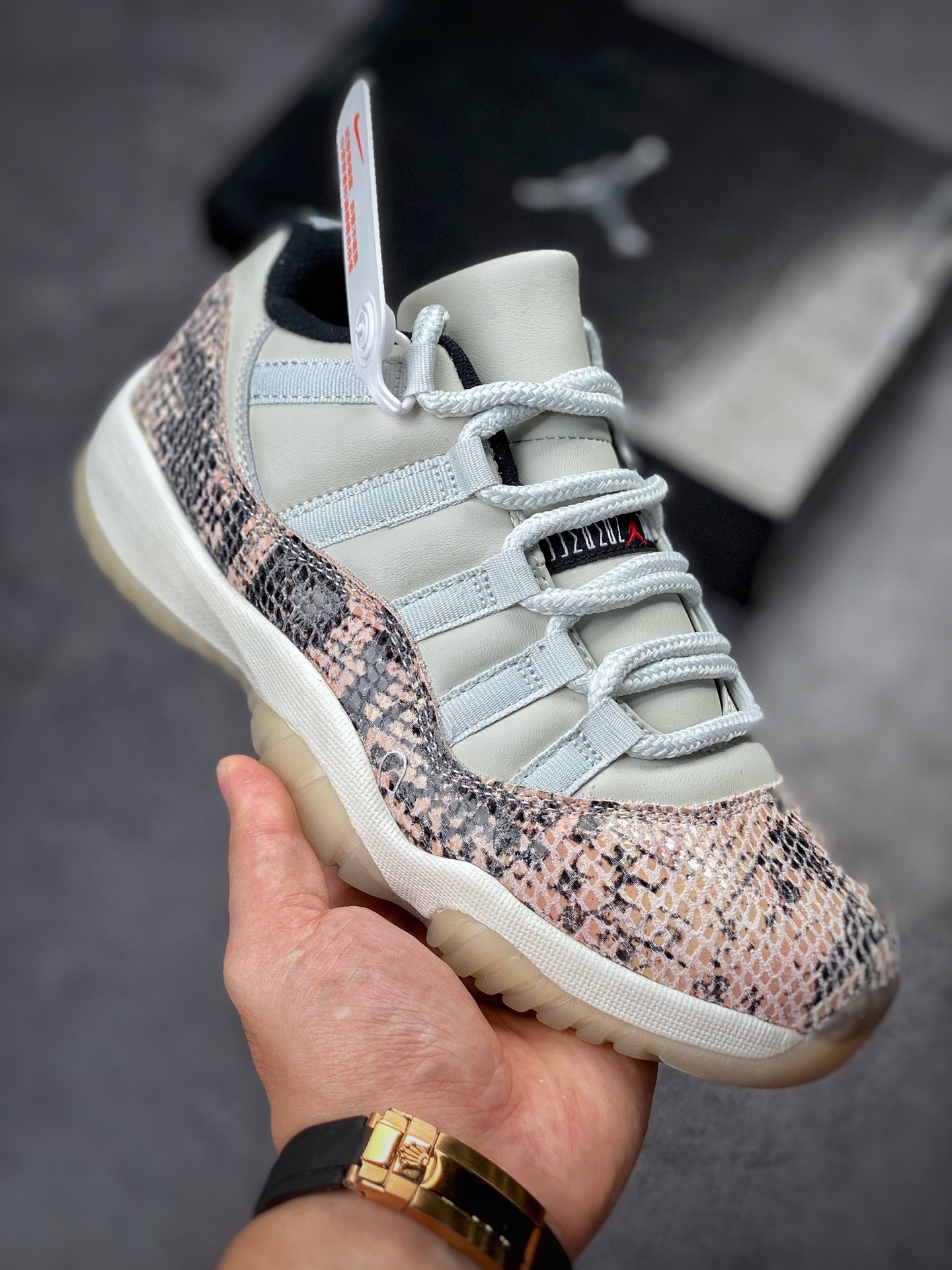 250 Air Jordan 11 Low “Snakeskin” 复刻白蛇 CD6846-002