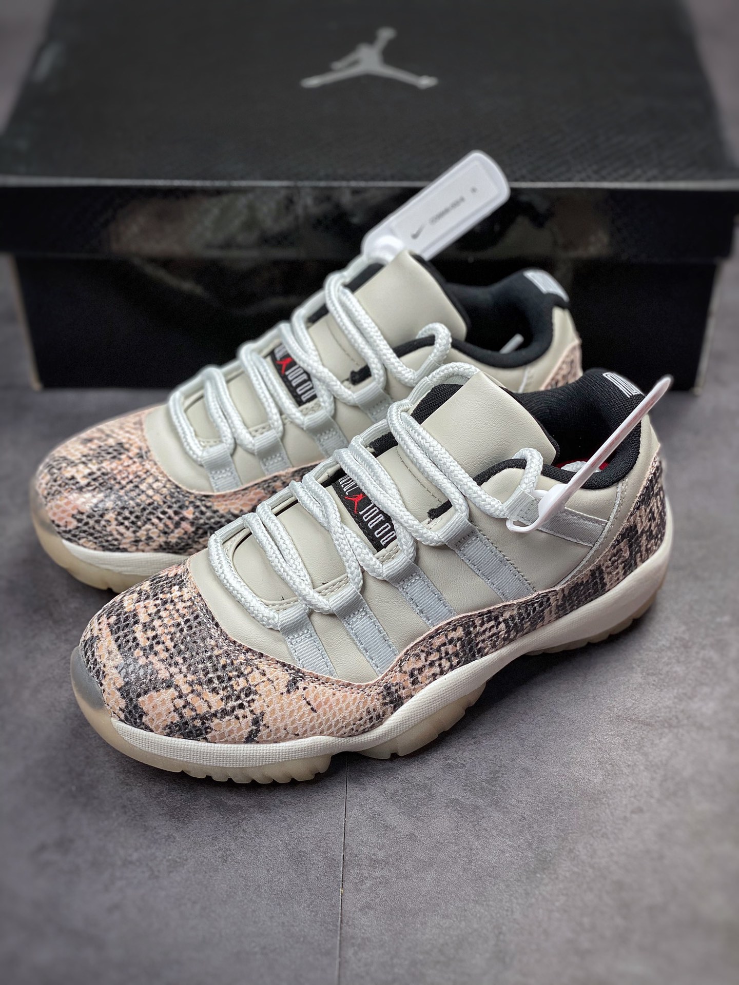 250 Air Jordan 11 Low “Snakeskin” 复刻白蛇 CD6846-002