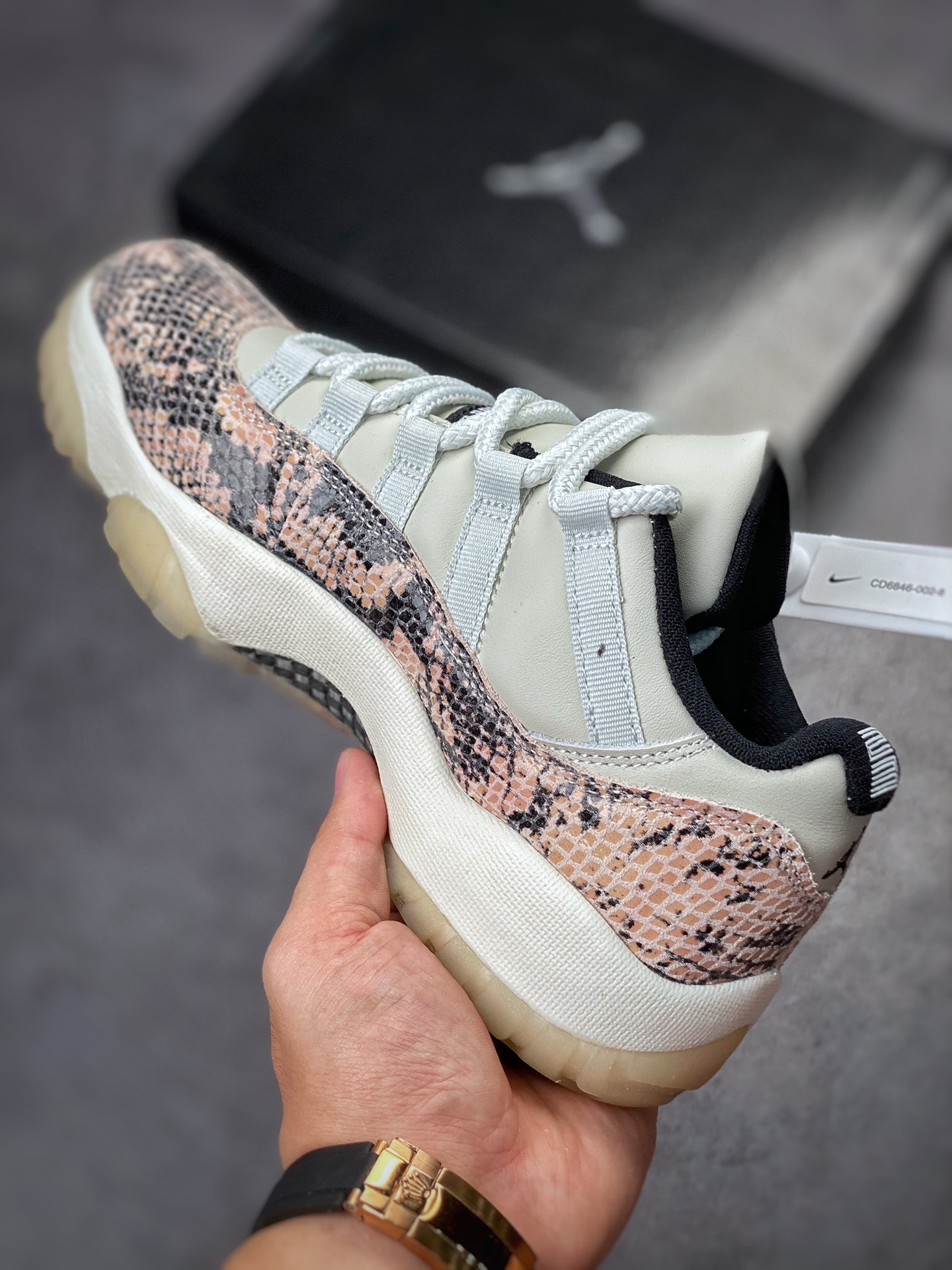 250 Air Jordan 11 Low “Snakeskin” 复刻白蛇 CD6846-002