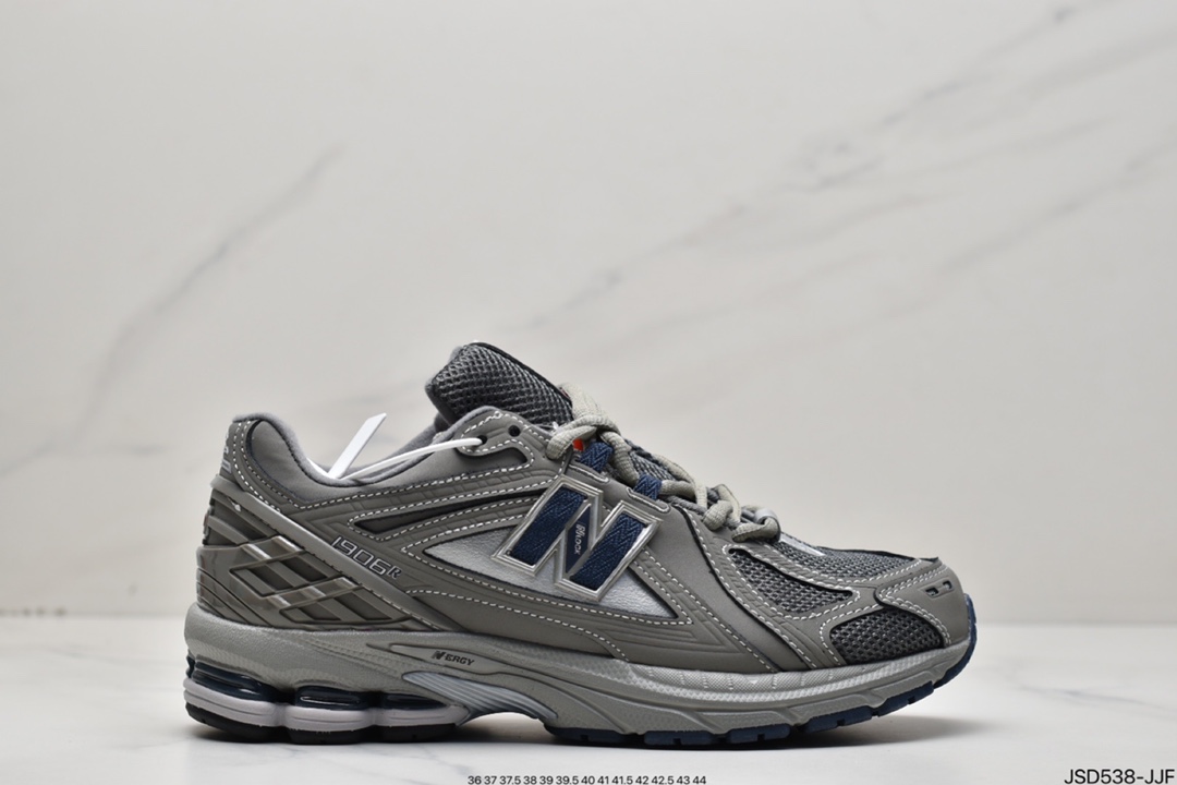 200 New Balance M1906R 系列复古老爹风休闲运动慢跑鞋“网布银白黑黄”NB1906RA