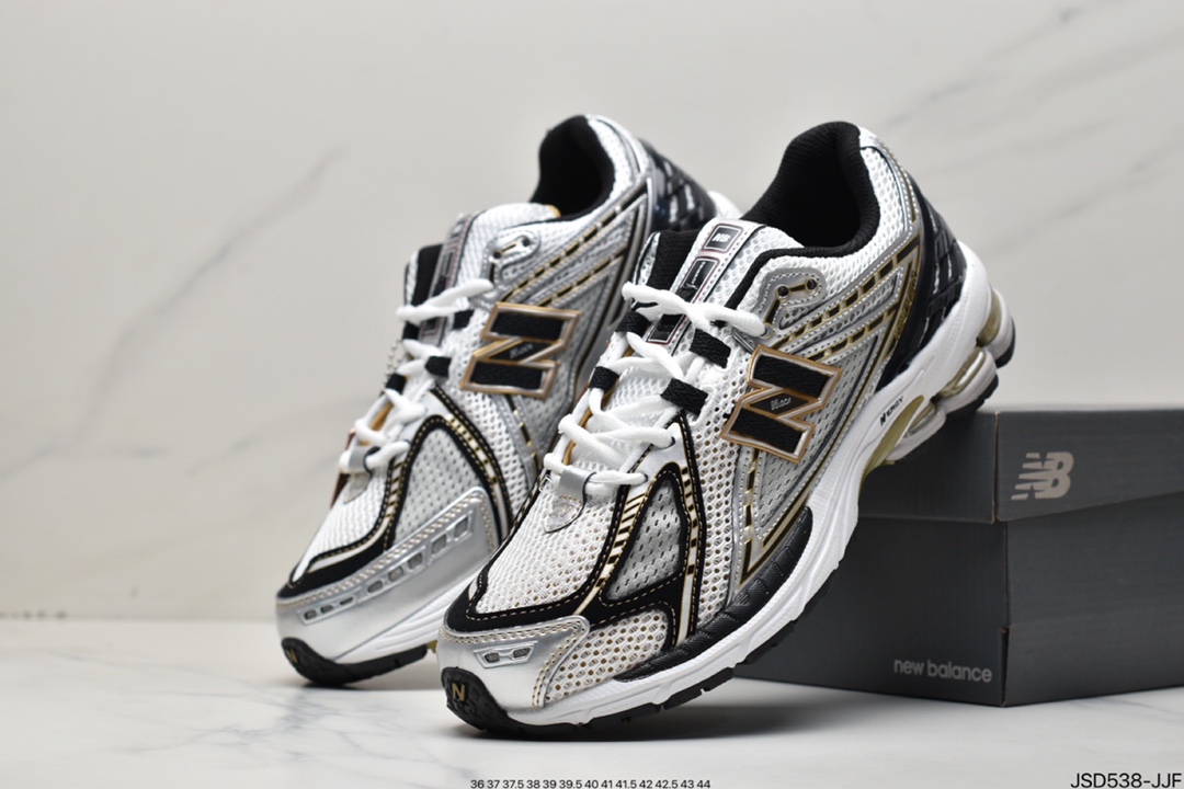 200 New Balance M1906R 系列复古老爹风休闲运动慢跑鞋“网布银白黑黄”NB1906RA