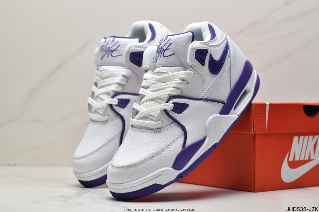 190 Nike Air Flight 89”White/Purple”飞行兄弟89系列中帮CN0050-101