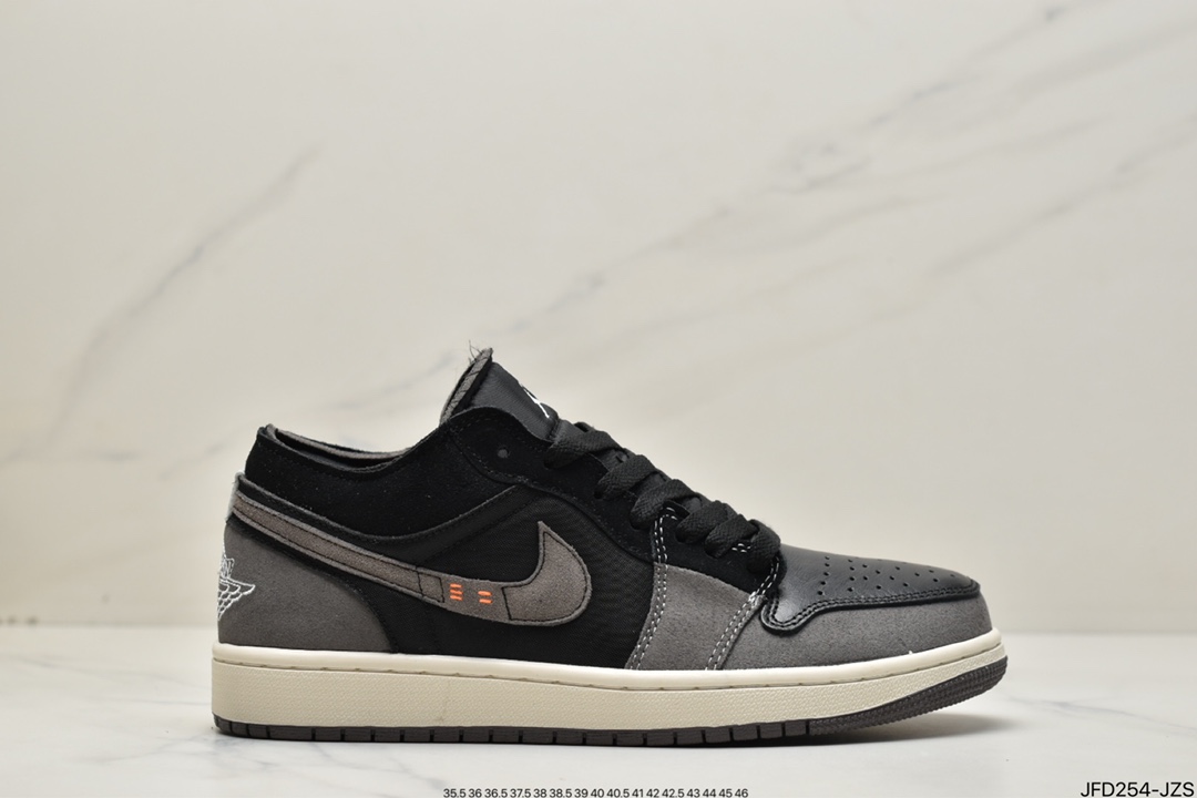 170 Air Jordan 1 Low 黑灰拼接DN1635-001