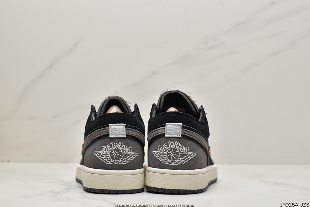 170 Air Jordan 1 Low 黑灰拼接DN1635-001