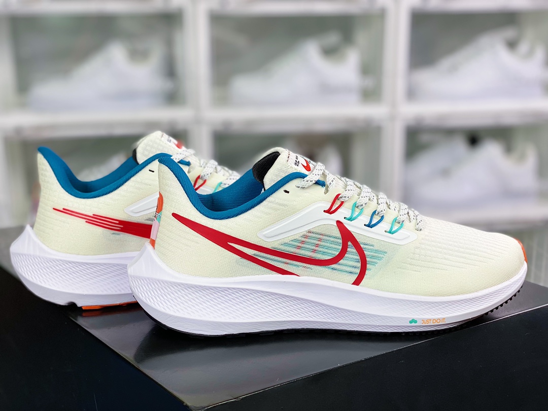 200 Air Zoom Pegasus 39”White/Aqua Blue/Red”39代超级飞马涡轮FD4322-161