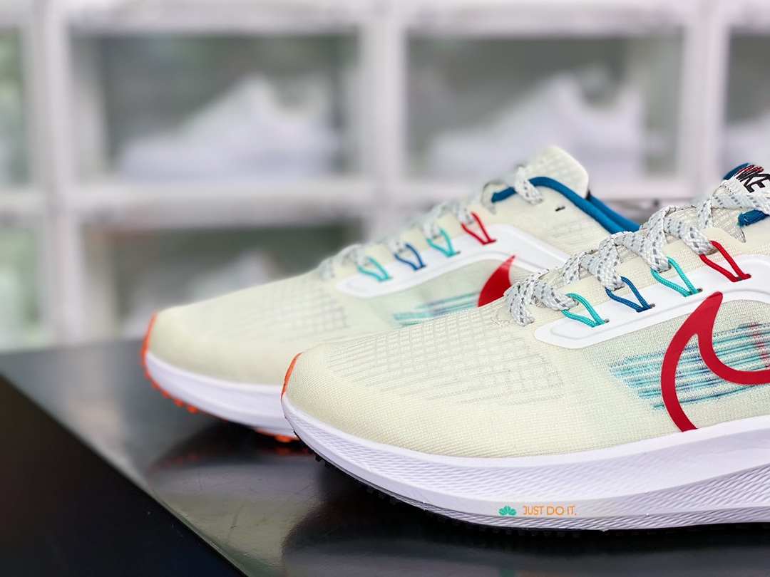 200 Air Zoom Pegasus 39”White/Aqua Blue/Red”39代超级飞马涡轮FD4322-161