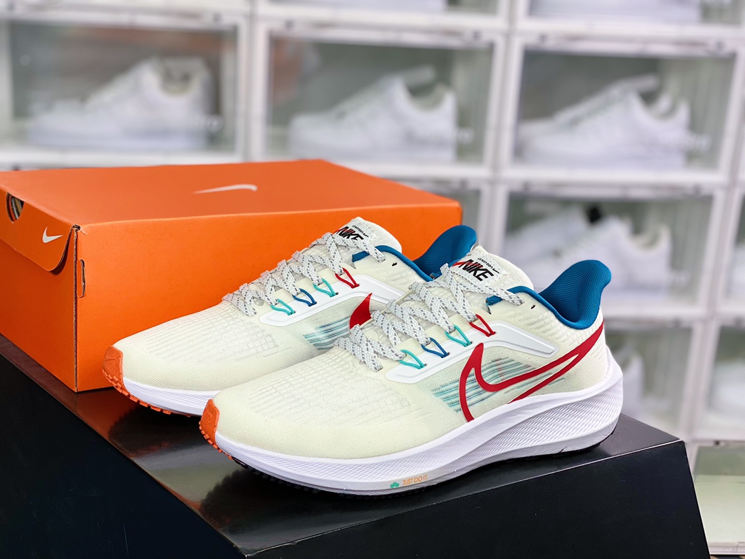 200 Air Zoom Pegasus 39”White/Aqua Blue/Red”39代超级飞马涡轮FD4322-161