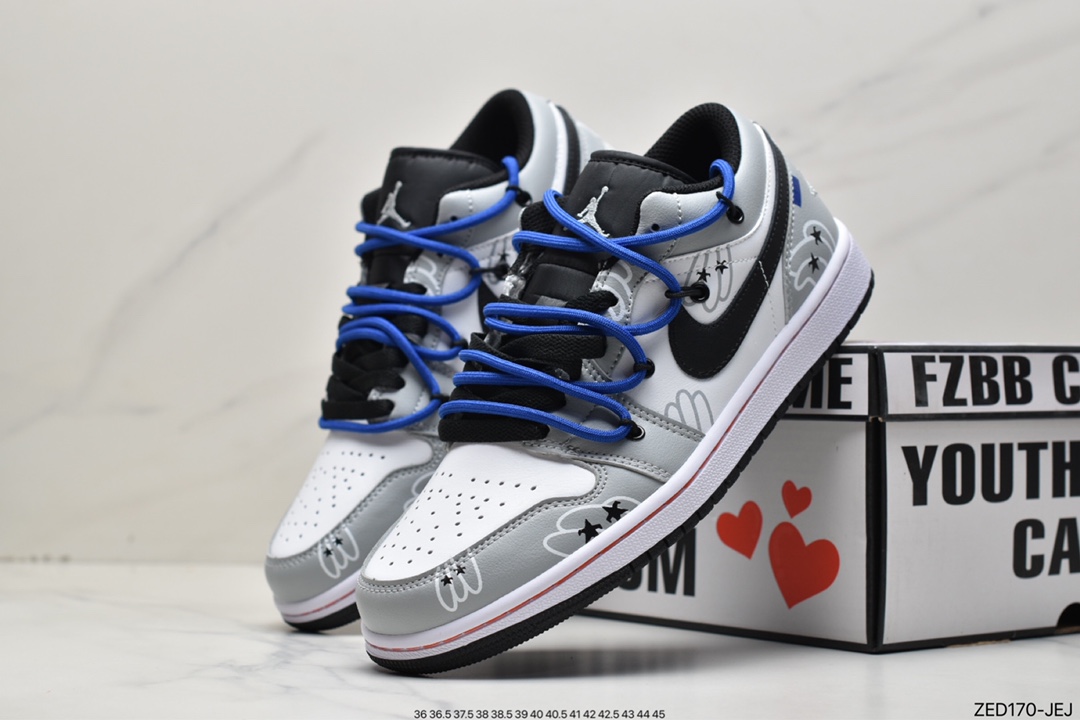 260 Air Jordan 1 Low 白棕绑带 553558-062