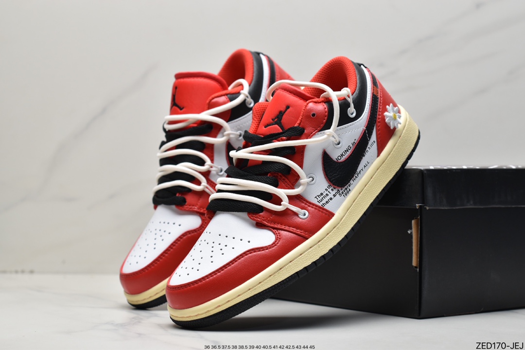 260 Air Jordan 1 Low 白棕绑带 553558-062