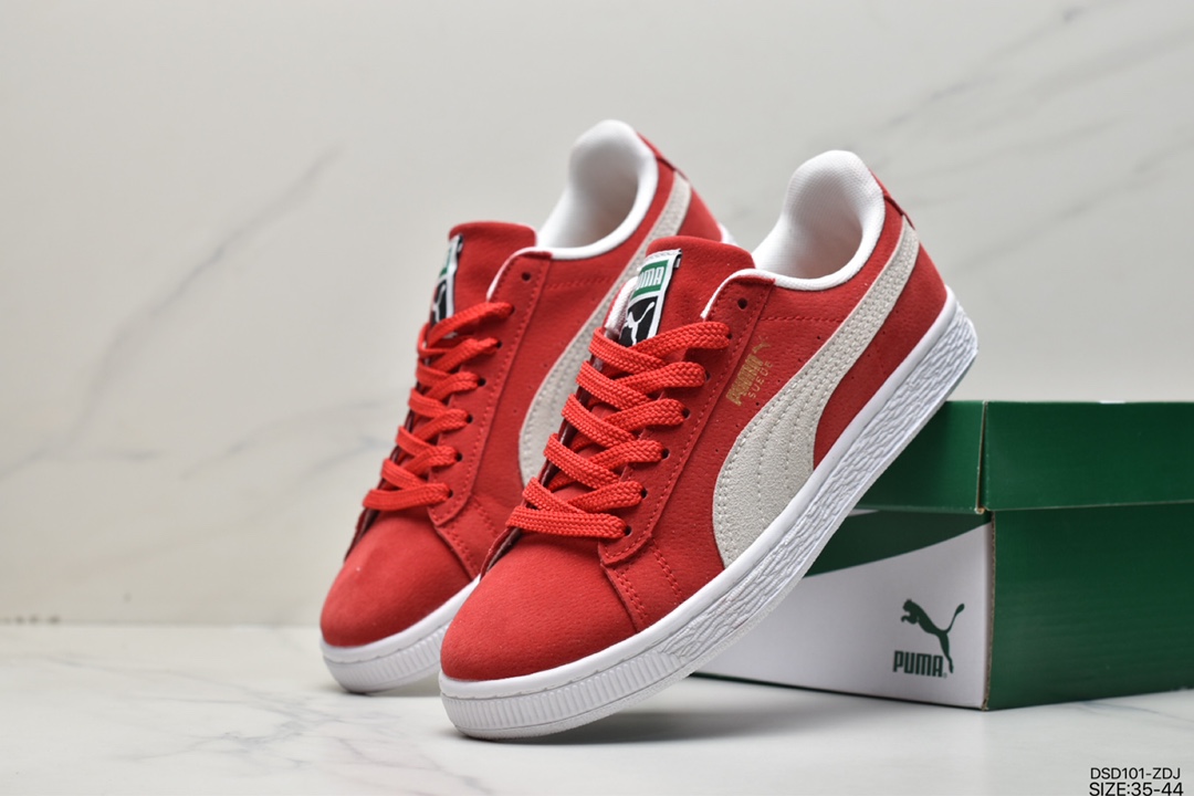 100 Puma彪马Smash Vulc Leather Low 韩系百搭休闲皮面板鞋 352634-05