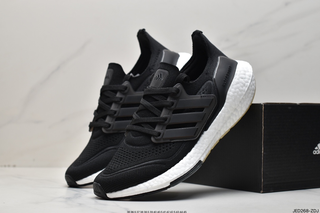 150 2021SS全新阿迪达斯 Ultra Boost 2021”Black/White”  FY0379