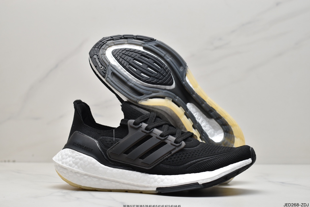 150 2021SS全新阿迪达斯 Ultra Boost 2021”Black/White”  FY0379