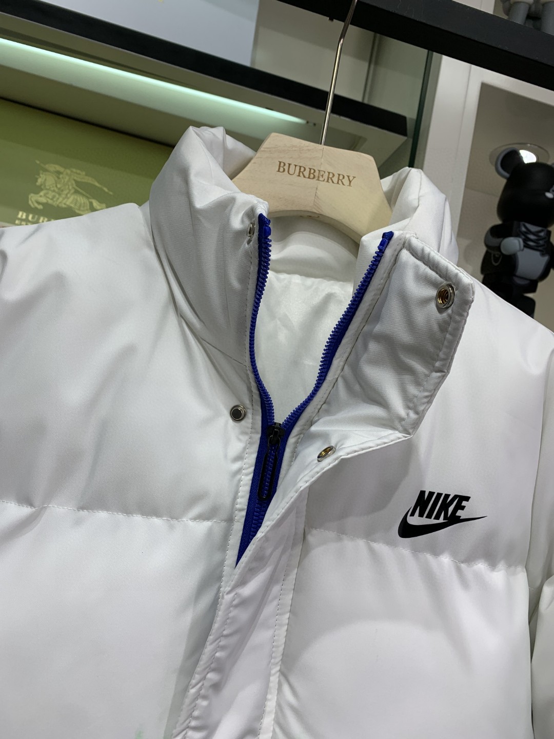 200 耐克NIKE 新品羽绒棉外套时尚防风真标防伪扫描