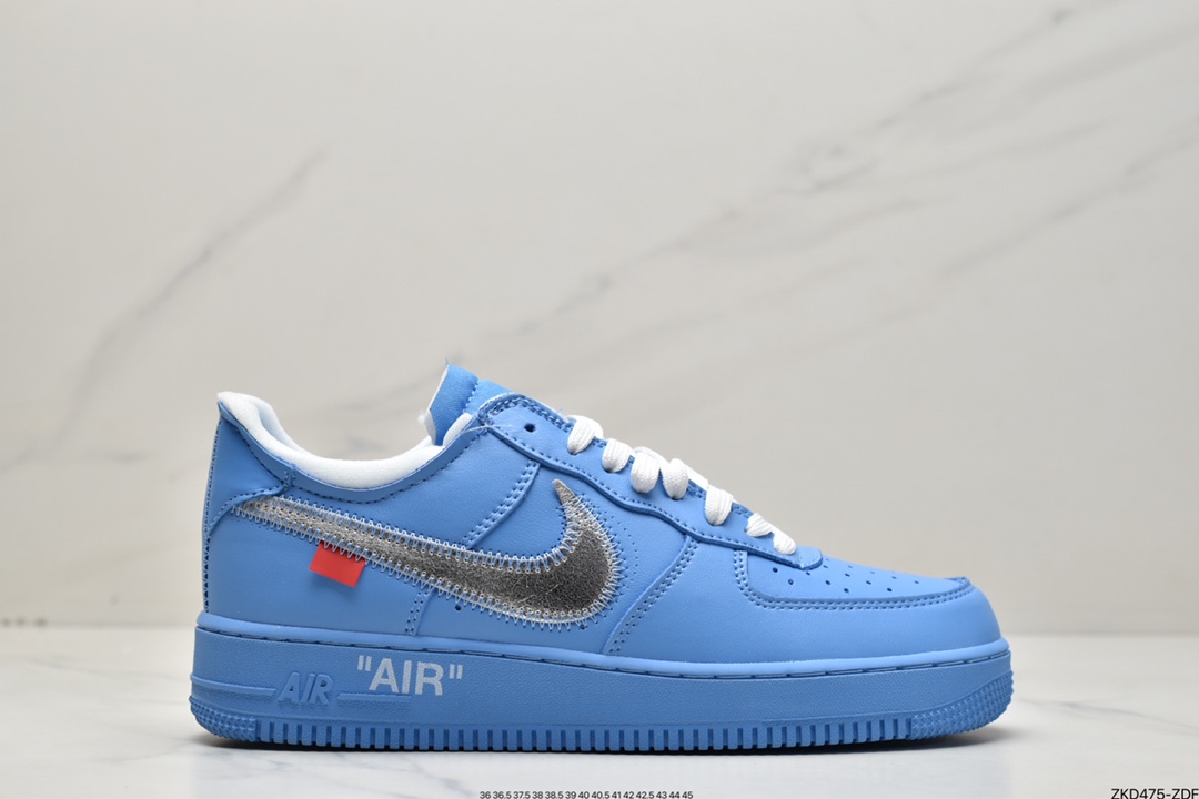 270  Off-White x Nike Air Force 1'07 Low”MCA University Blue”空军一号CI1173-400