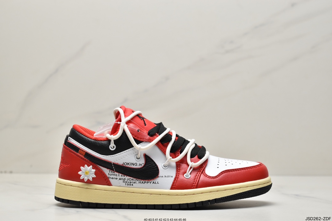 200 Air Jordan 1 Low 芝加哥公牛队配色 553558-163