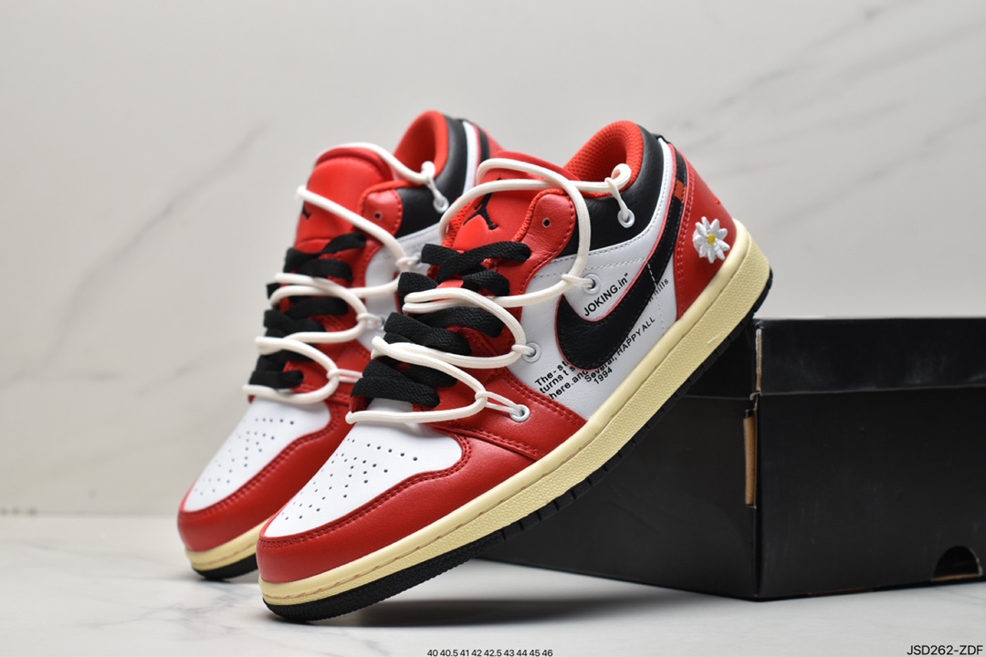 200 Air Jordan 1 Low 芝加哥公牛队配色 553558-163