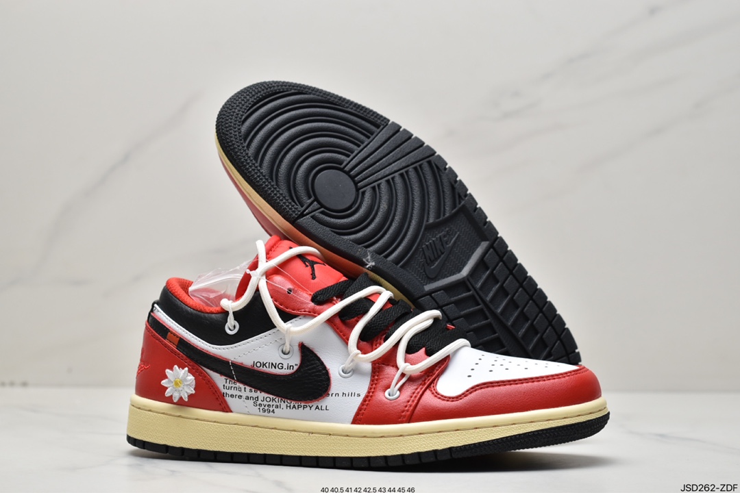 200 Air Jordan 1 Low 芝加哥公牛队配色 553558-163