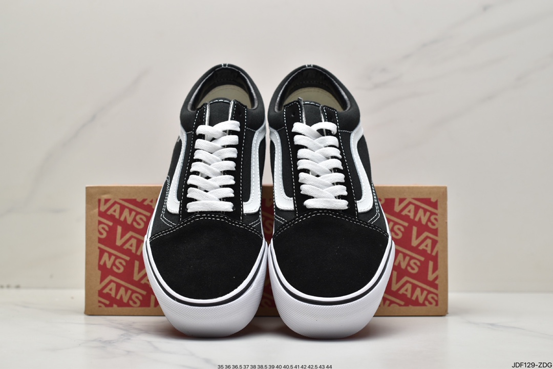 140 硫化工艺 LTSGT 万斯/Vans 厚底 经典OS 白黑