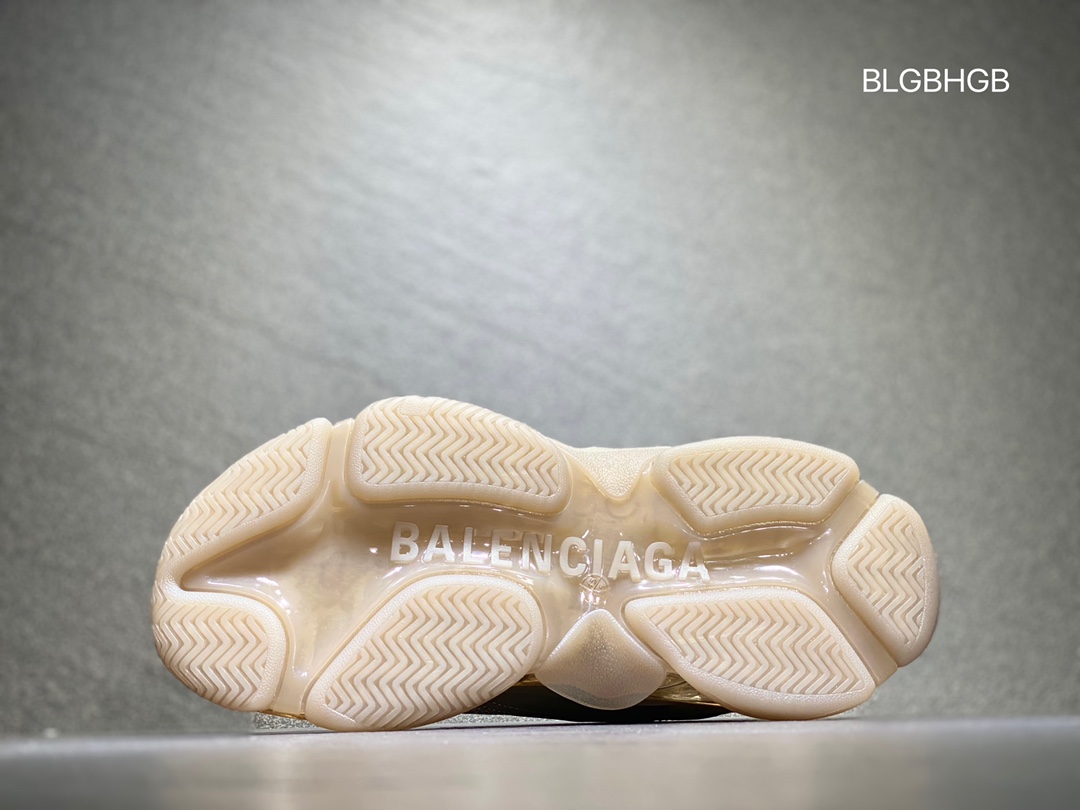 520  Balenciaga Sneaker Tess s.Gomma MAILLE WHITE/ORANGE 纯原版本