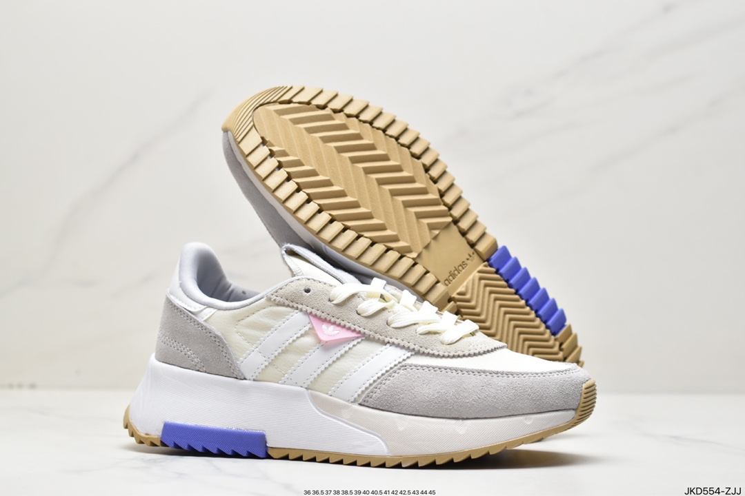 160 ADIDAS Originals Retropy 爆米花速度轻盈复古系列百搭透气休闲运动慢跑鞋GW8275