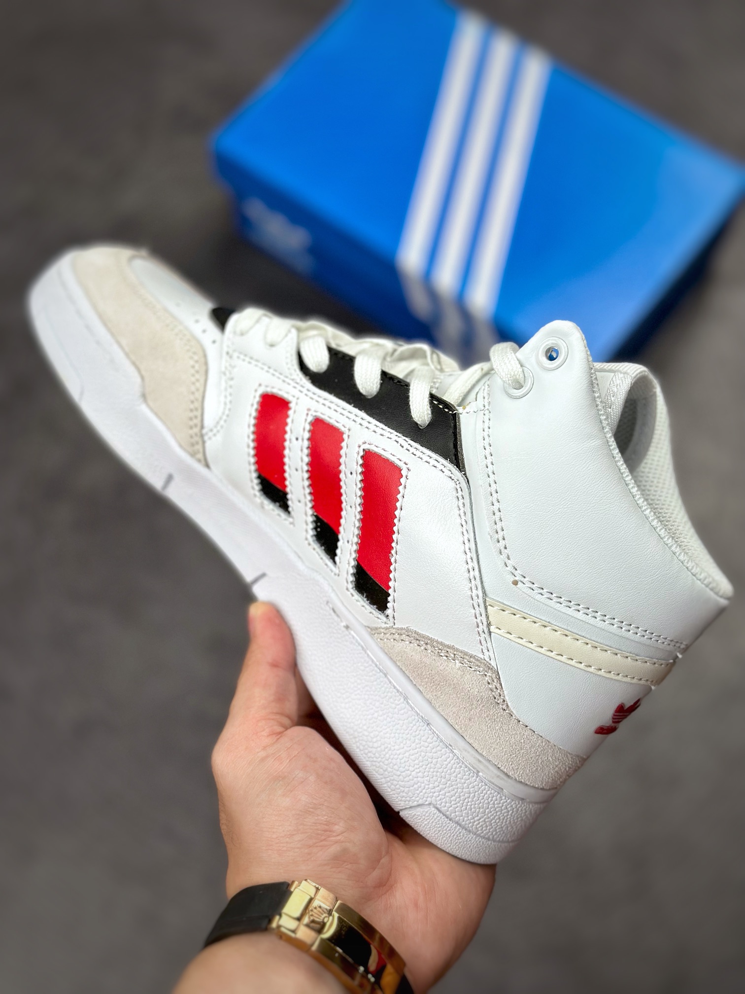 200 Adidas Drop Step 高帮 经典校园复古板鞋  GZ1580