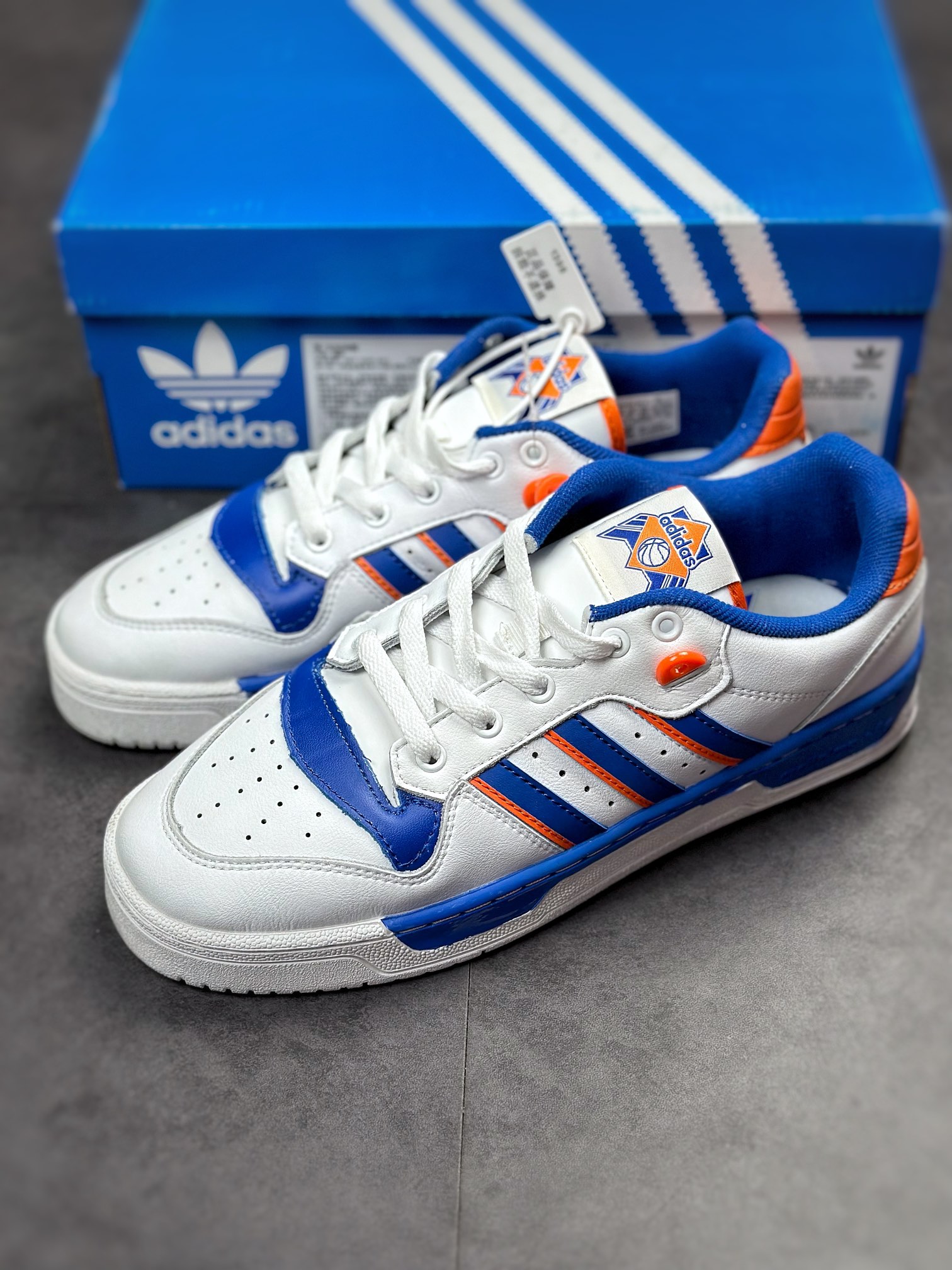 220 海外渠道版 原盒原标 Adidas Rivalry Low Premium 三叶草低邦 FU6833