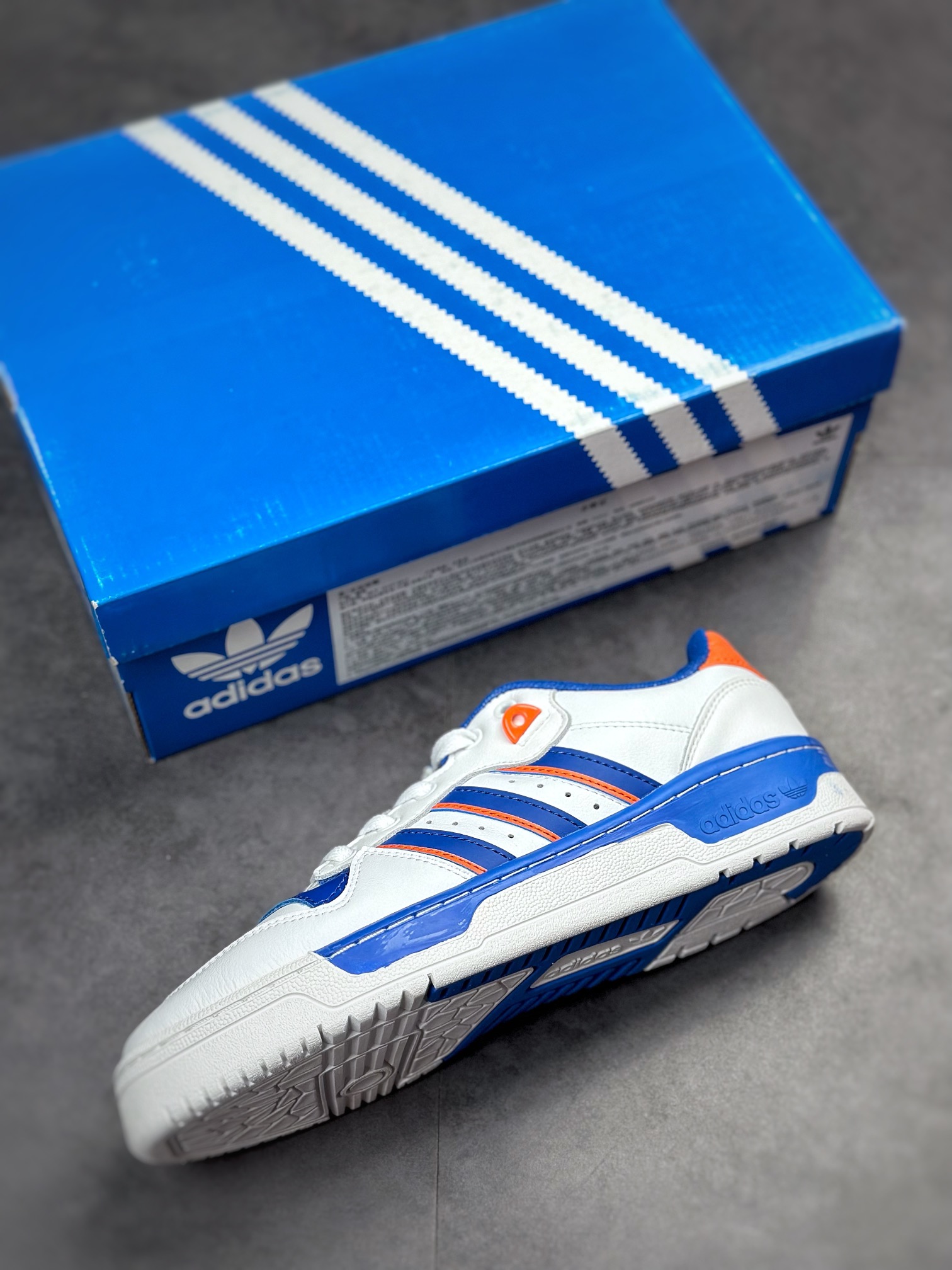 220 海外渠道版 原盒原标 Adidas Rivalry Low Premium 三叶草低邦 FU6833