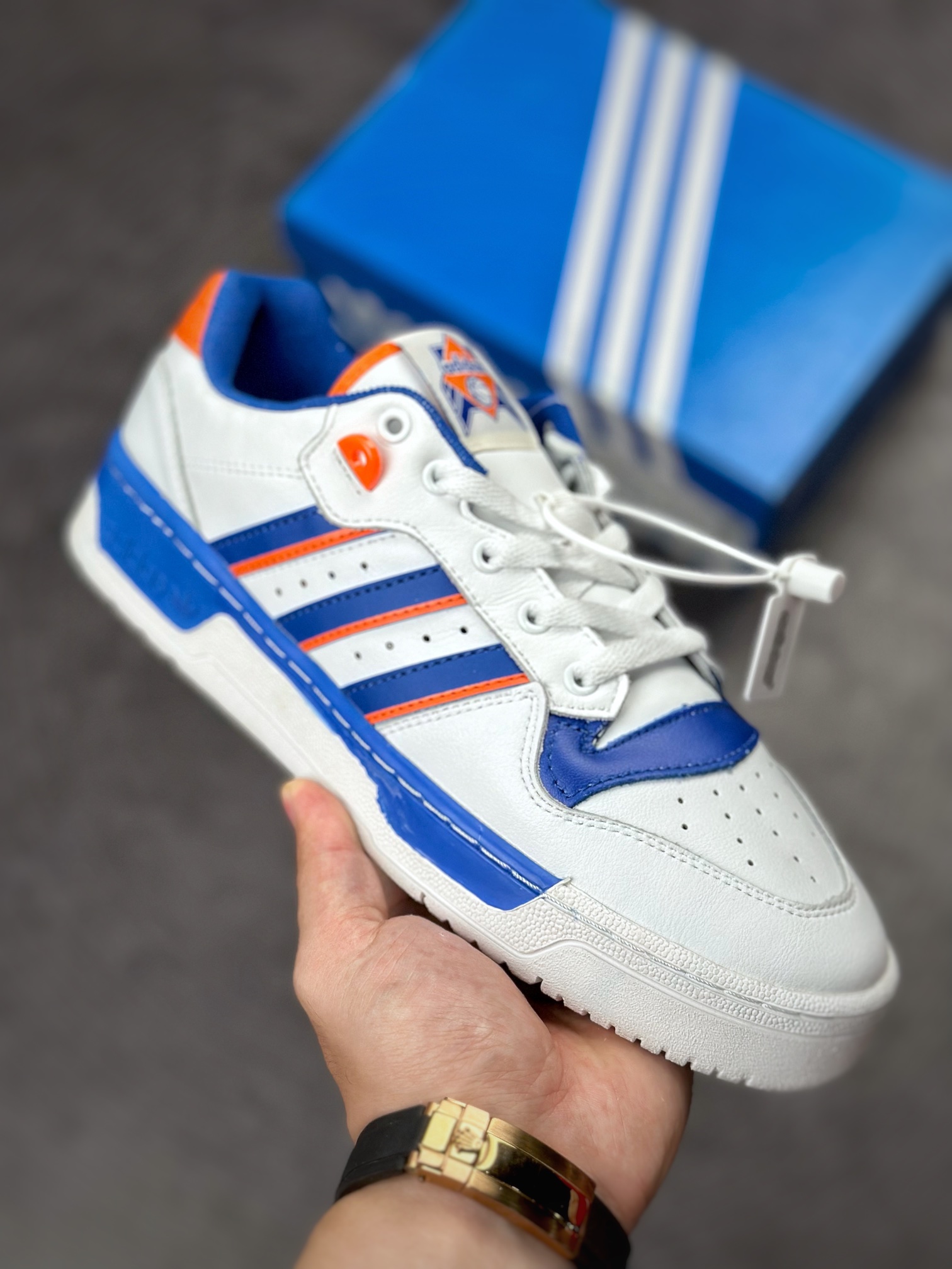 220 海外渠道版 原盒原标 Adidas Rivalry Low Premium 三叶草低邦 FU6833