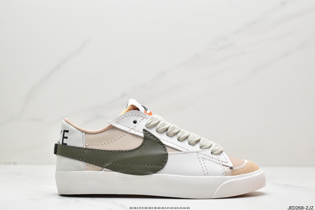 150 Nike Blazer Low'77 Jumbo 白粉经典DQ1470-102