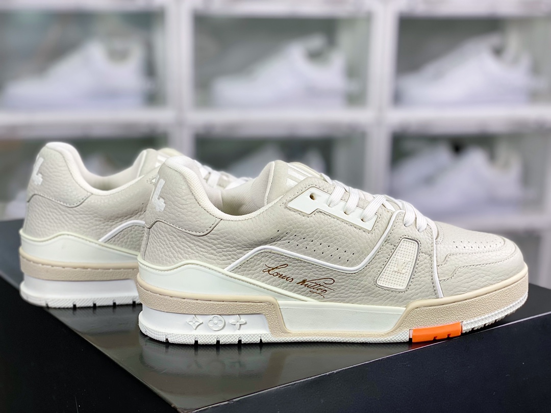 500 路易威登 Trainer Sneaker Low 运动系列低帮复古百搭休闲运动文化篮球板鞋