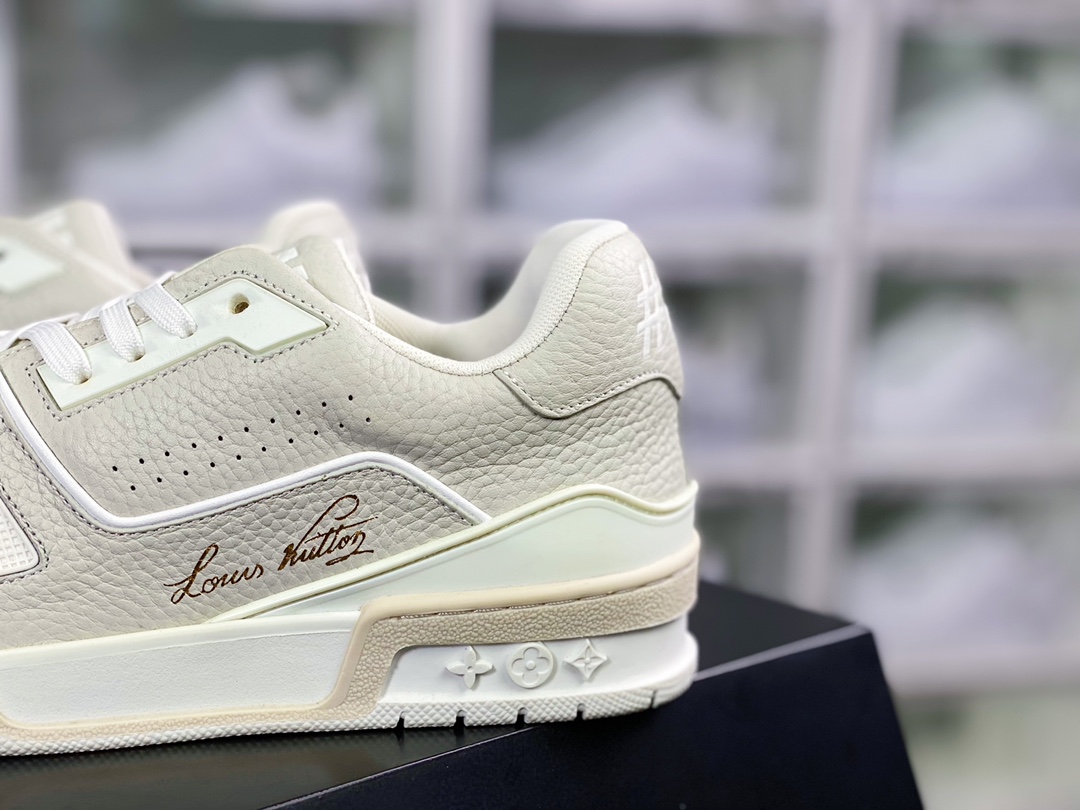 500 路易威登 Trainer Sneaker Low 运动系列低帮复古百搭休闲运动文化篮球板鞋