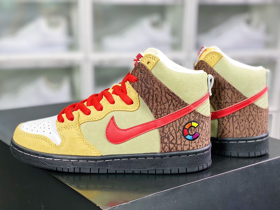 220 Color Skates x SB Dunk High ”Kebab and Destroy”扣篮系列高帮休闲运动滑板板鞋CZ2205-700