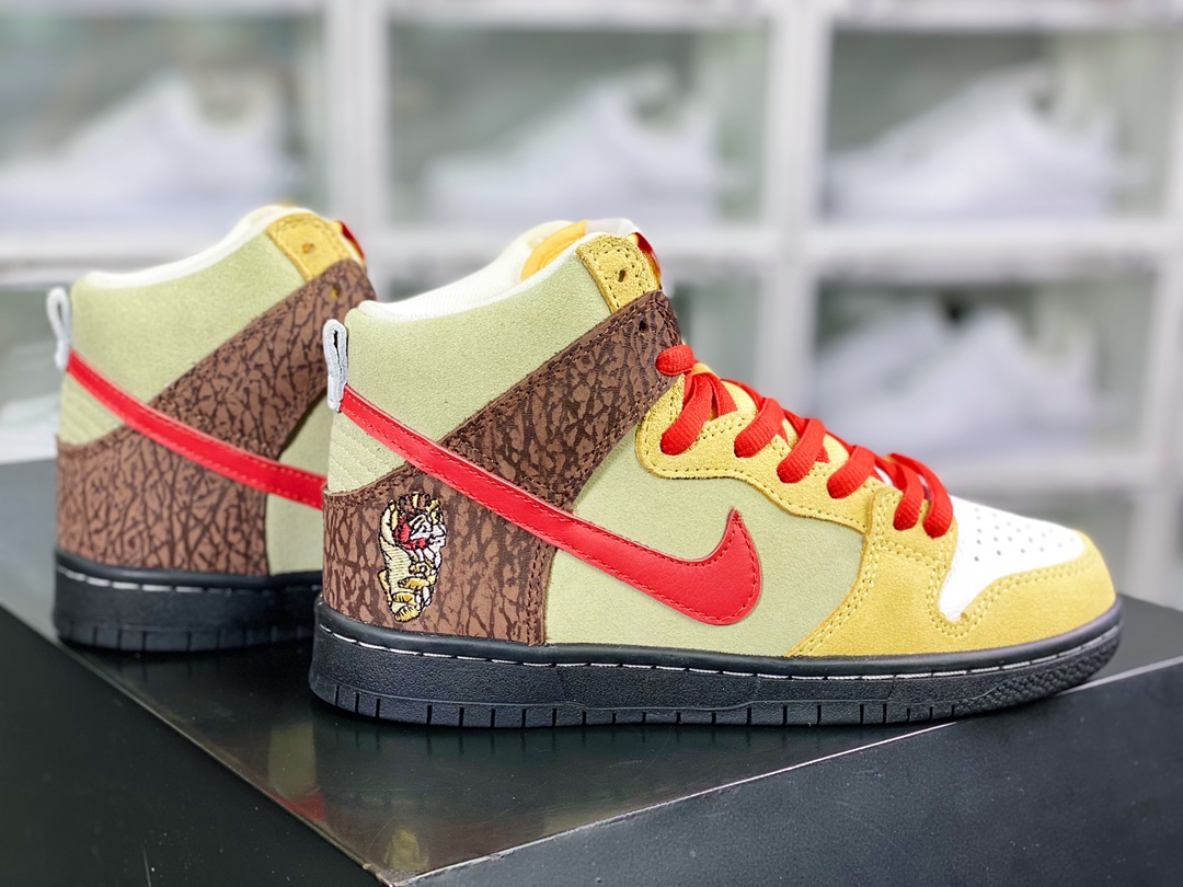 220 Color Skates x SB Dunk High ”Kebab and Destroy”扣篮系列高帮休闲运动滑板板鞋CZ2205-700