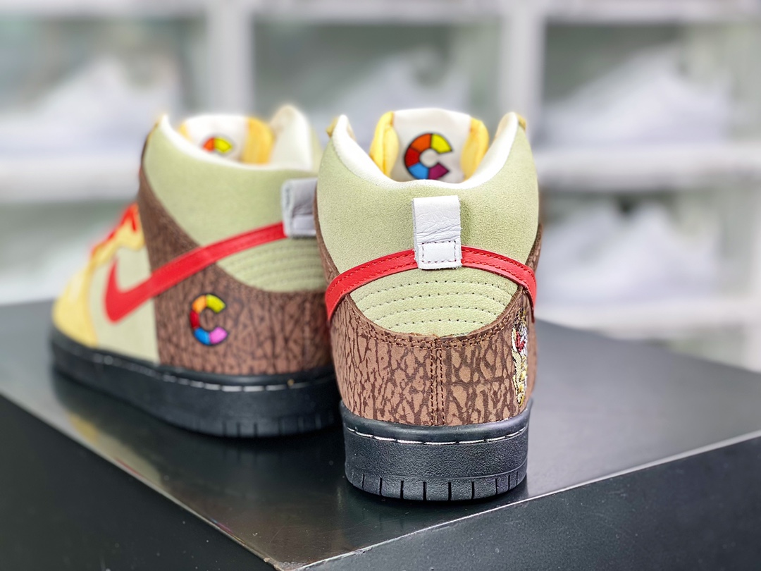 220 Color Skates x SB Dunk High ”Kebab and Destroy”扣篮系列高帮休闲运动滑板板鞋CZ2205-700