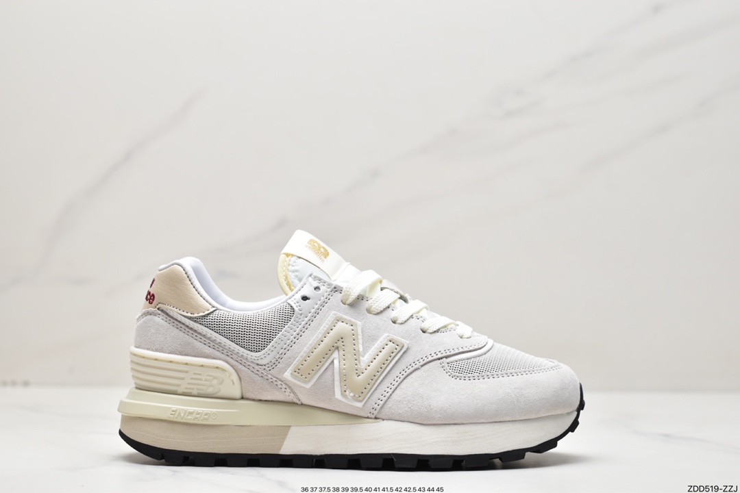 230 New Balance U574升级版系列低帮复古休闲运动慢跑鞋“米白色”U574LGE1