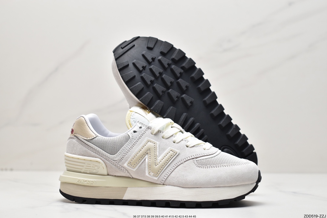 230 New Balance U574升级版系列低帮复古休闲运动慢跑鞋“米白色”U574LGE1