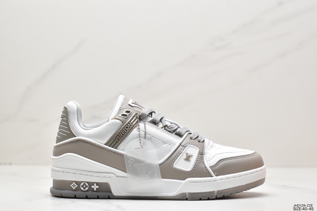 190 全新LV路易威登Louis Vuitton Trainer Sneaker Low休闲运动文化百搭篮球板鞋