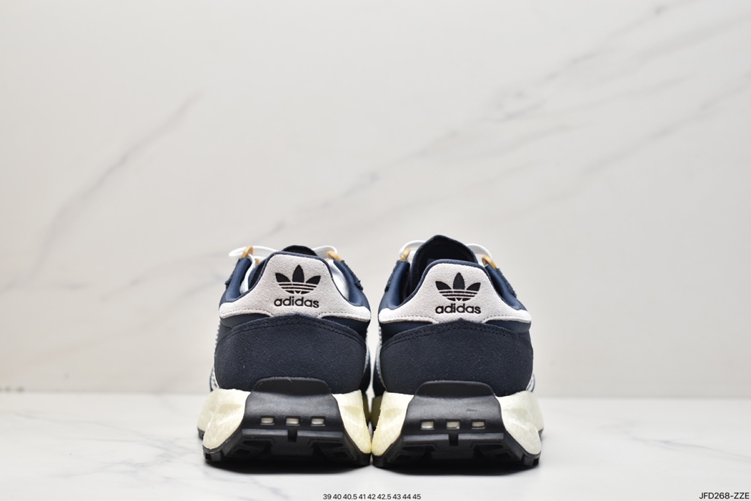 170 Adidas Originals Retropy E5 藏青 爆米花中底复古运动休闲跑步鞋 GY9920