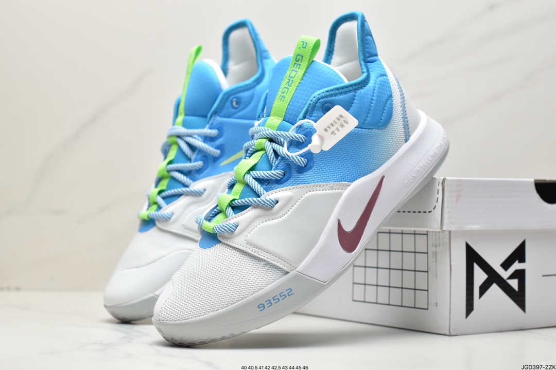 180 Nike PG3 EYBL 保罗乔治三代精英联赛配色AO2607