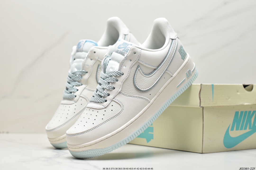 150 UNDEFEATED x Nike Air Force 1′07”Beige/Black 3M”空军一号HL5263