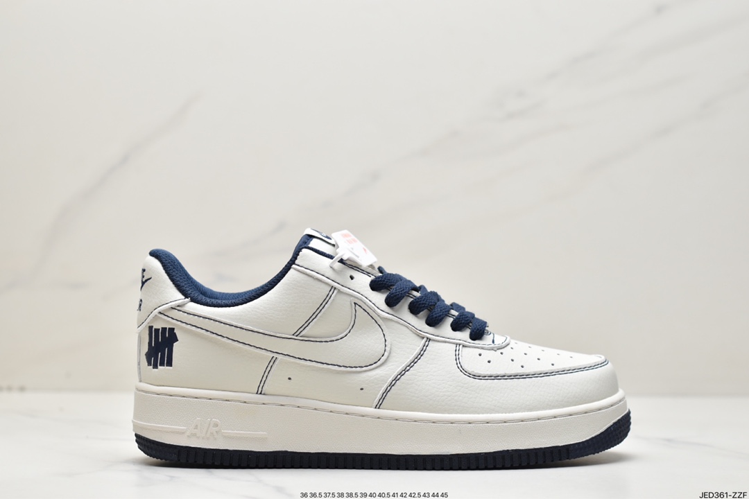 150 UNDEFEATED x Nike Air Force 1′07”Beige/Black 3M”空军一号HL5263