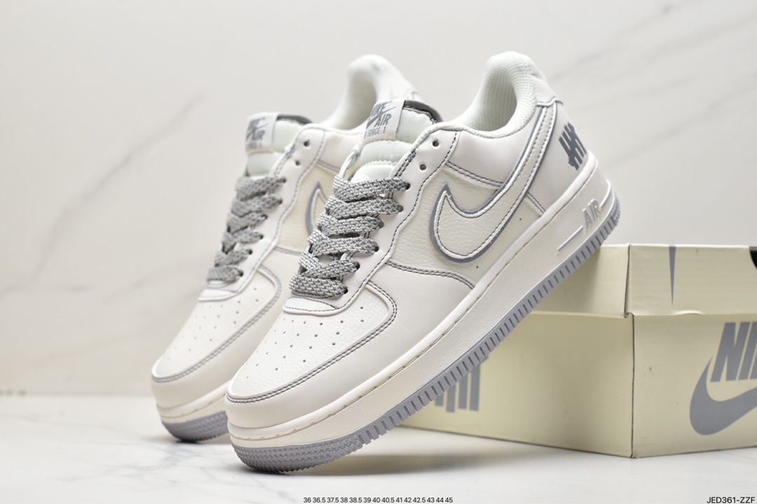 150 UNDEFEATED x Nike Air Force 1′07”Beige/Black 3M”空军一号HL5263