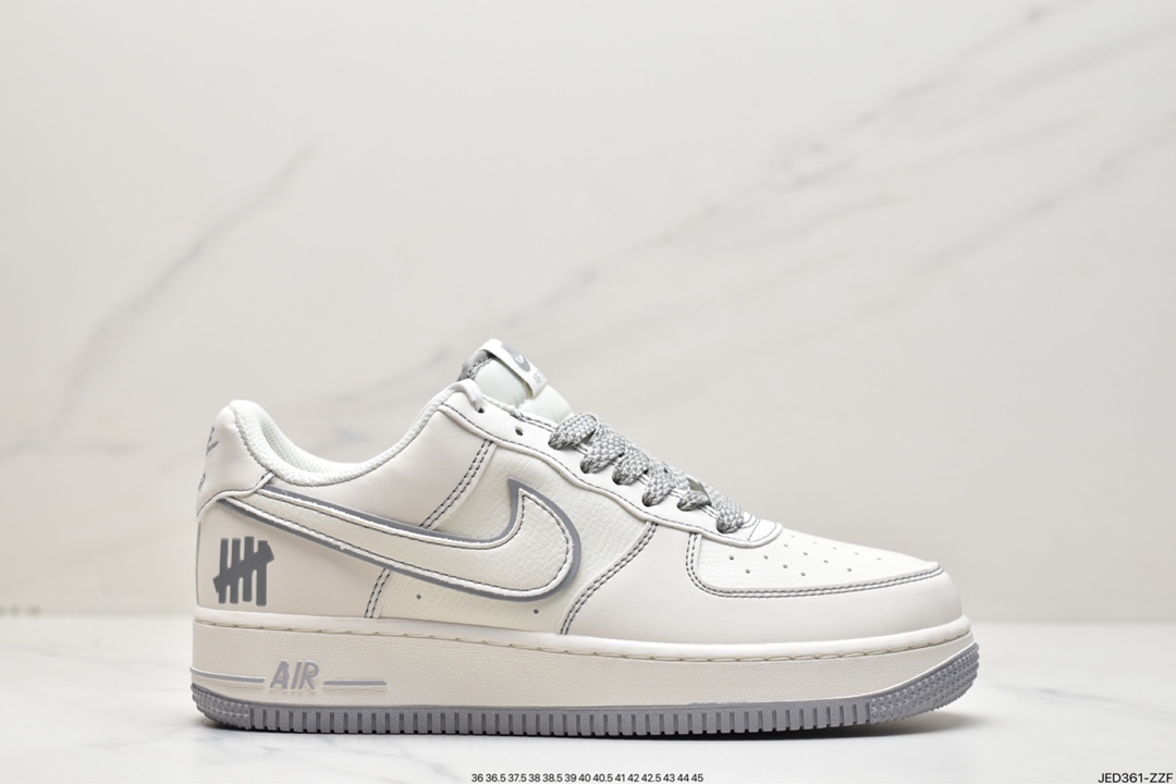 150 UNDEFEATED x Nike Air Force 1′07”Beige/Black 3M”空军一号HL5263