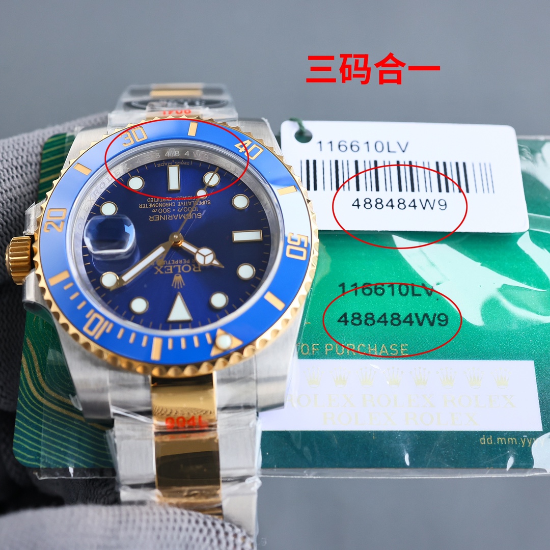 1350 CLEAN Factory2022墙裂推荐市场最高版本 劳.力士Rolex黑水鬼/绿水鬼40MM系列腕表