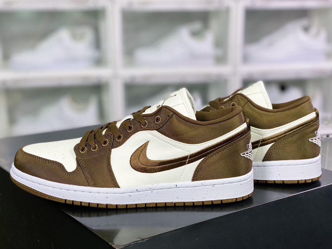 220 Air Jordan 1 Low SE”Mocha/Brown/White”AJ1乔丹一代低帮篮球鞋DV0426-301