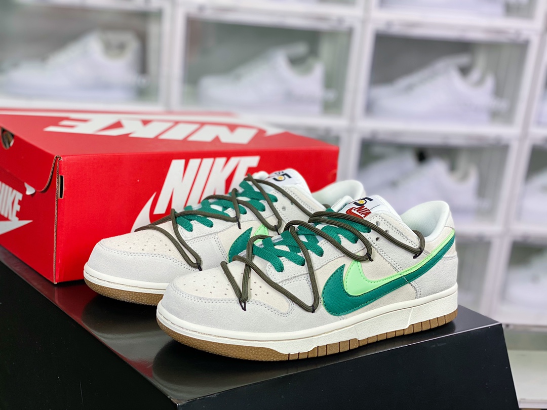 320 SB Dunk Low SE”85 Grey Green”扣篮系列低帮休闲运动滑板板鞋DO9457-100