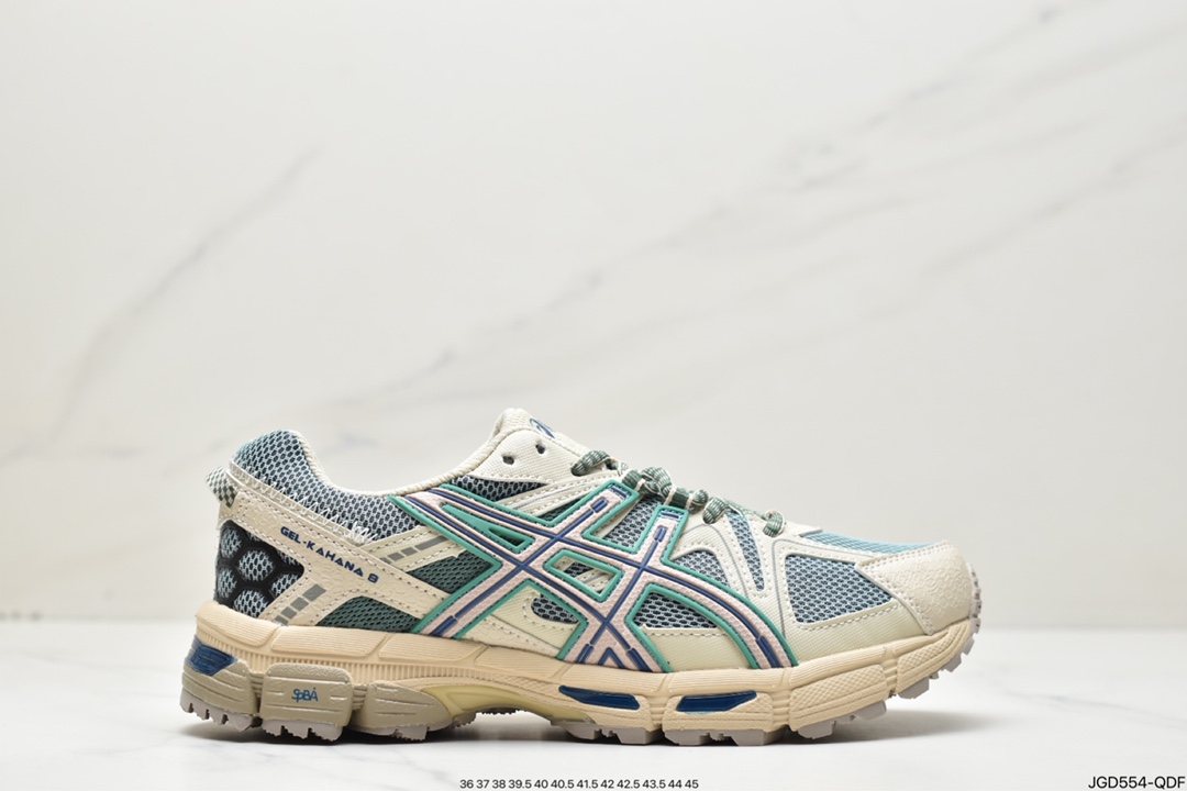 180 Asics Gel-Kahana 8 系列 浅灰 亚瑟士经典户外跑鞋 1011B109-023