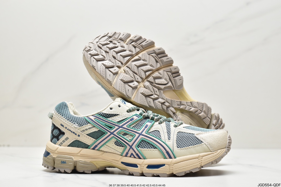 180 Asics Gel-Kahana 8 系列 浅灰 亚瑟士经典户外跑鞋 1011B109-023