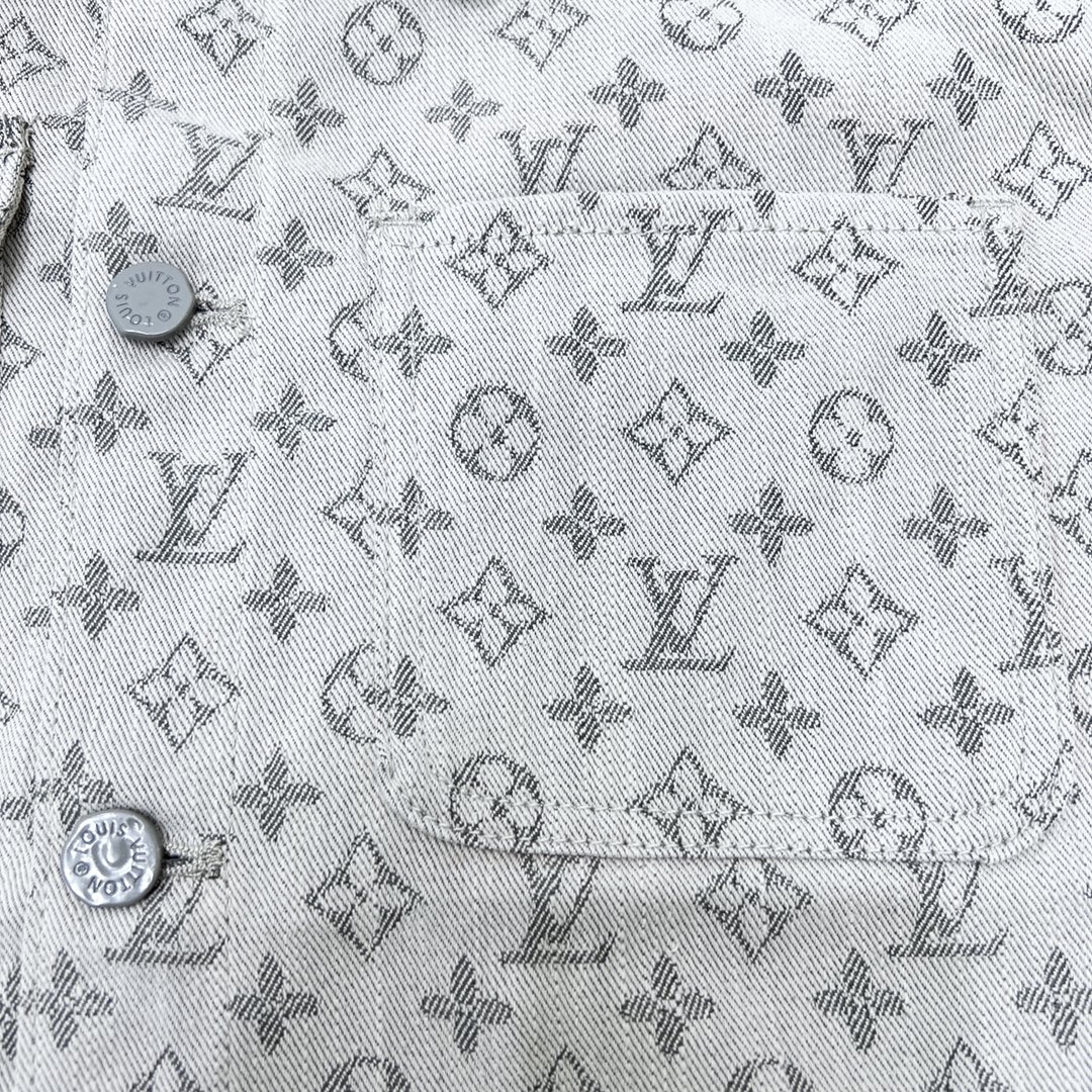 260 Louis Vuitton /路易威登 老花牛仔长袖夹克外套